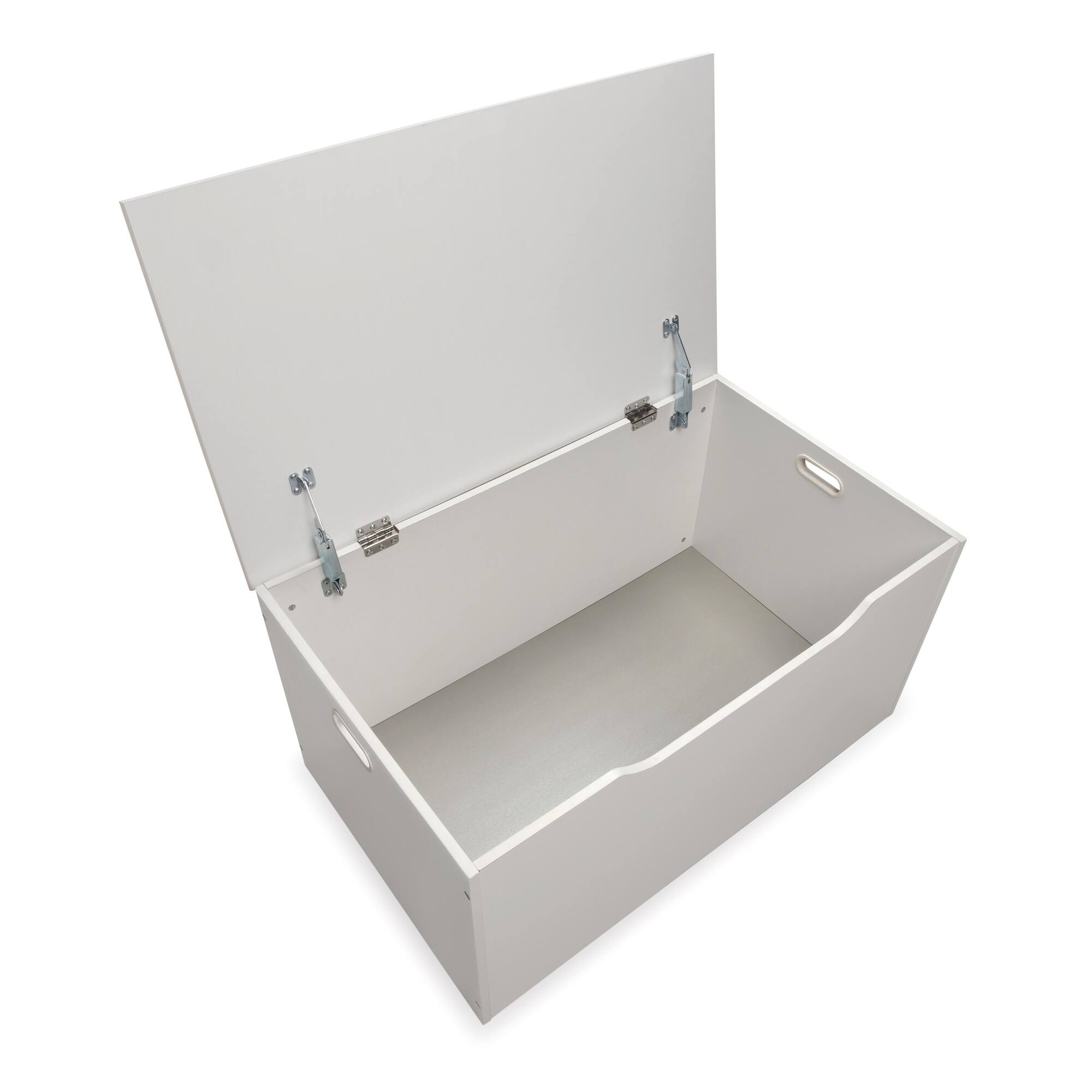 Badger Basket White Flat Bench Top Toy & Storage Box